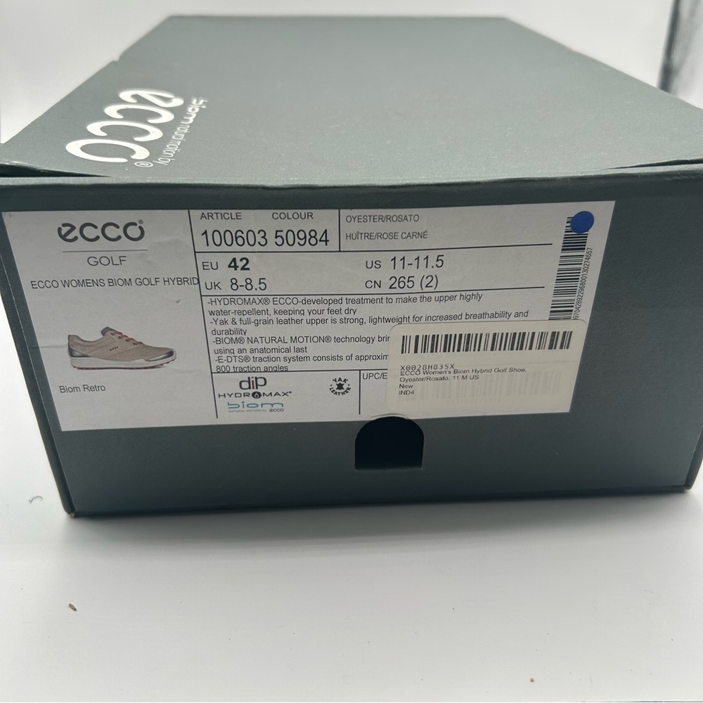 Ecco Women’s Biom retro Golf hybrid shoes size 11-11.5 - Picture 4 of 11